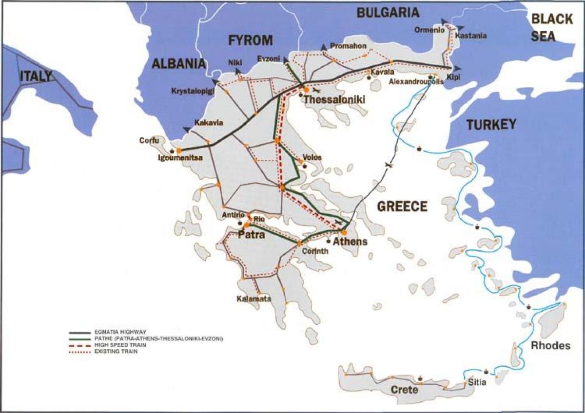 Voyage en train Athènes-Thessalonique | DÉCOUVRIR LA GRÈCE